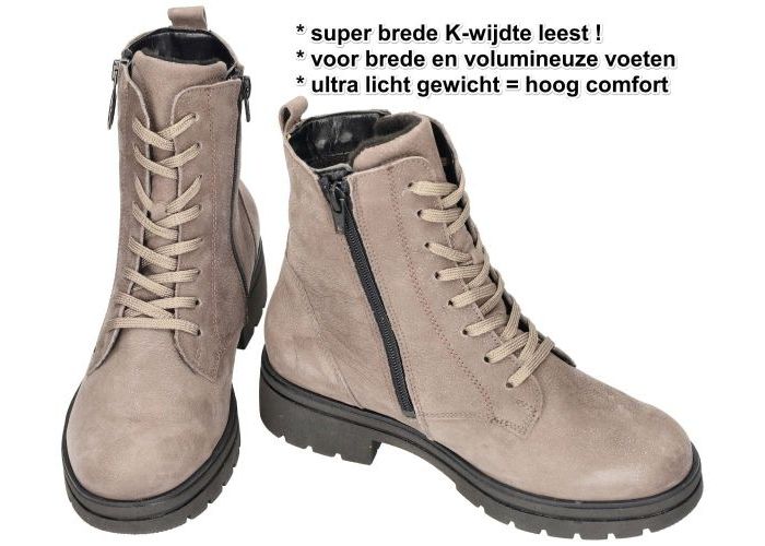 Waldlaufer 648803 K-Zoe (K-leest)  enkellaarzen taupe