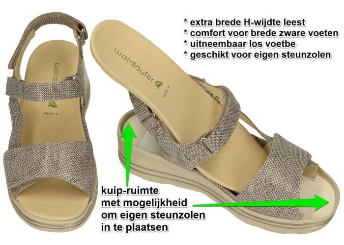 Waldlaufer 728003 H-Michelle sandalen beige
