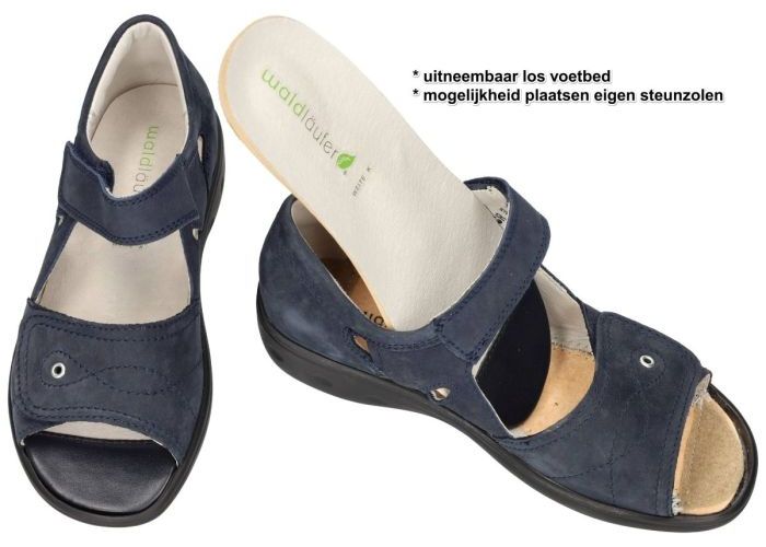 Waldlaufer 684021 KARA sandalen blauw donker