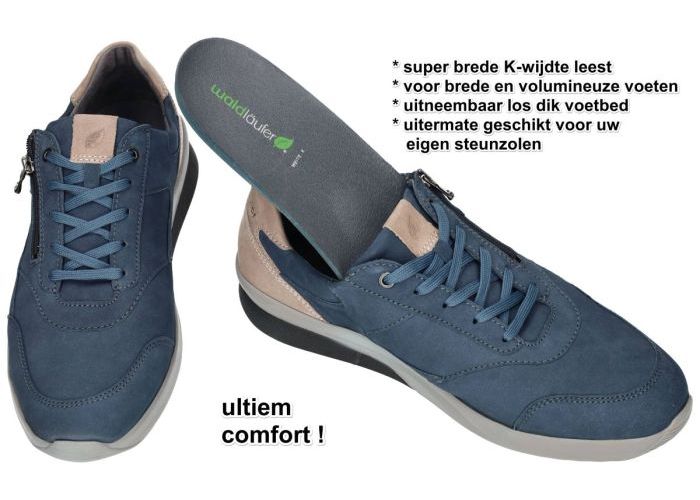 Waldlaufer 654001 K-FABIAN sneakers blauw
