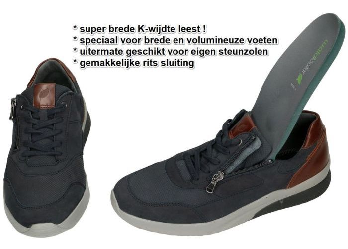 Waldlaufer 654001 K-FABIAN sneakers blauw donker