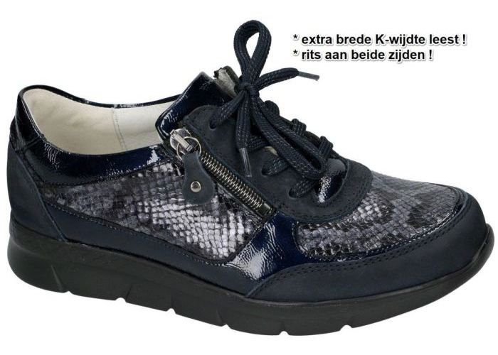 Waldlaufer 661003 (K) JENNY sneakers  blauw donker