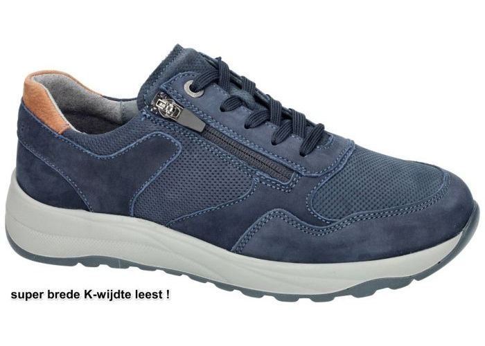 Herenschoenen Waldlaufer SNEAKERS 662001 K-JOHN Blauw Donker