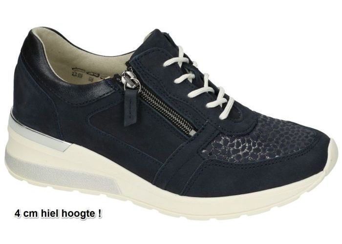 Waldlaufer 939H01 H-CLARA Ortho-Tritt sneakers  blauw donker