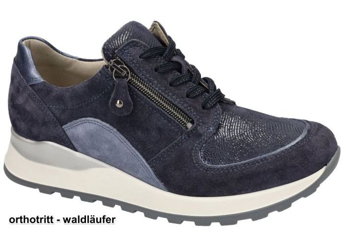 Waldlaufer H64007 411 378 (H) Ortho Tritt HIROKO sneakers  blauw donker