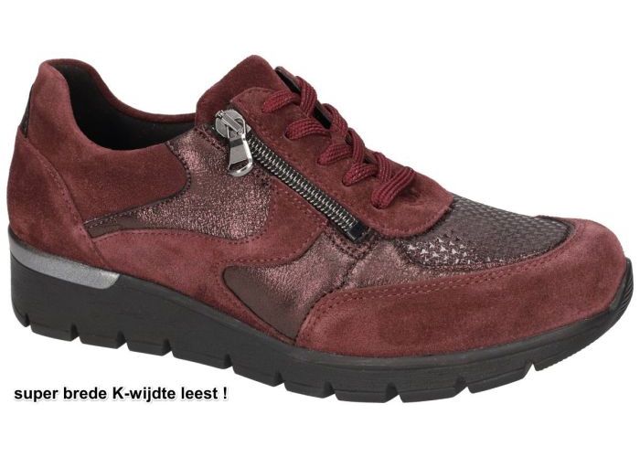 Waldlaufer 626K02 K-Ramona Orthotritt sneakers  bordeaux
