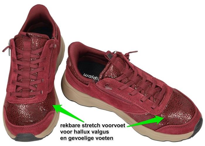 Waldlaufer H-Tessi 588H01 101 076 sneakers  bordeaux