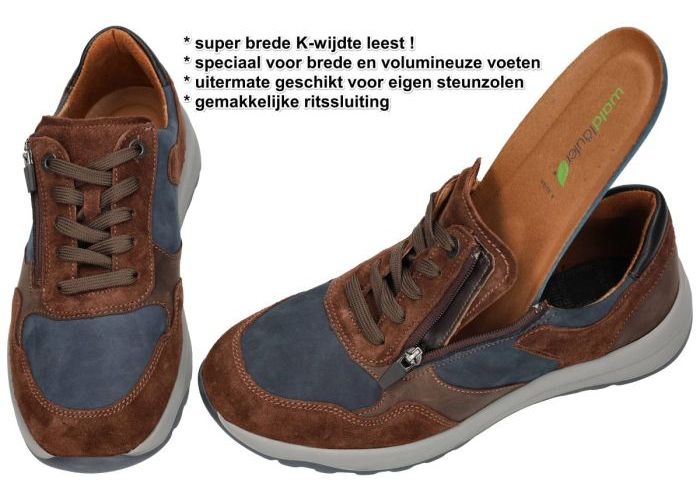 Waldlaufer 662001 K-JOHN sneakers bruin