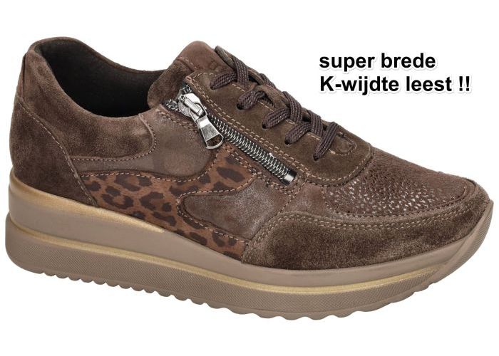 Waldlaufer 669K01 505 166 K-LUANA sneakers  bruin donker