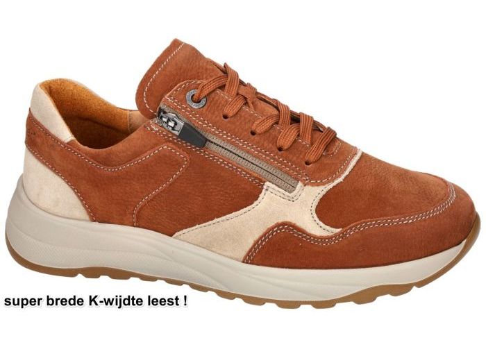 Herenschoenen Waldlaufer SNEAKERS 662001 K-JOHN Cognac/caramel