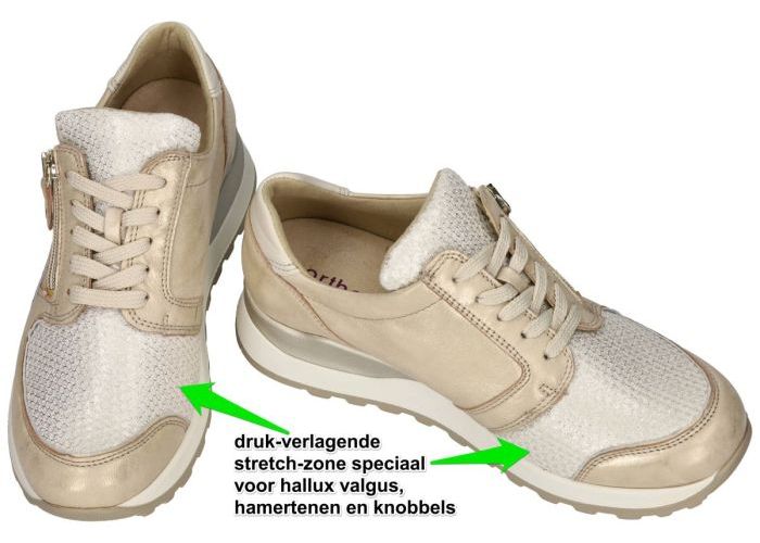 Waldlaufer H64007 412 102 (H) Ortho Tritt HIROKO sneakers  goud