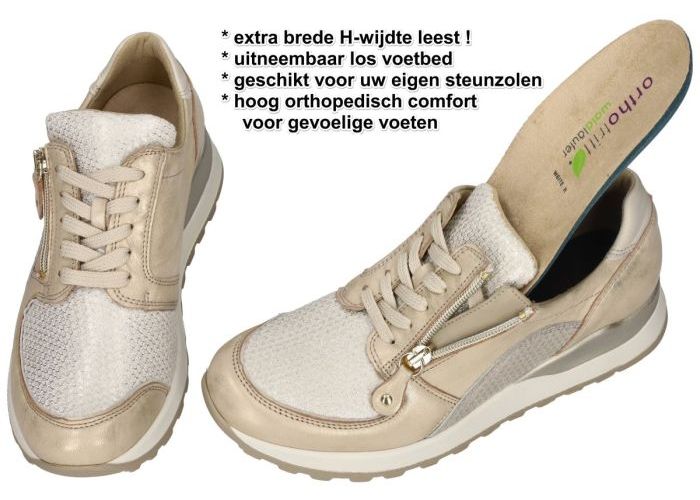 Waldlaufer H64007 412 102 (H) Ortho Tritt HIROKO sneakers  goud