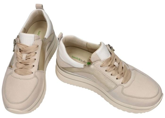 Waldlaufer 669001 K - LUANA sneakers  off-white/ecru/parel
