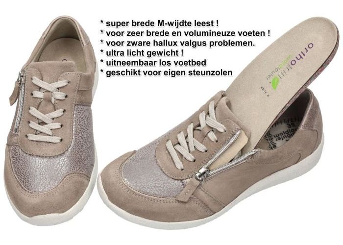 Waldlaufer 815M1  - M-Ira  -  OrthoTritt sneakers  taupe