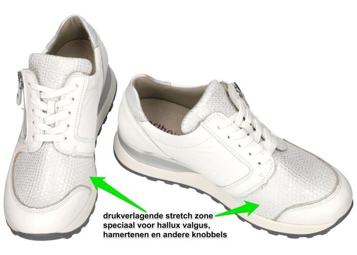 Waldlaufer H64007 410 663 (H) Ortho Tritt HIROKO sneakers  wit