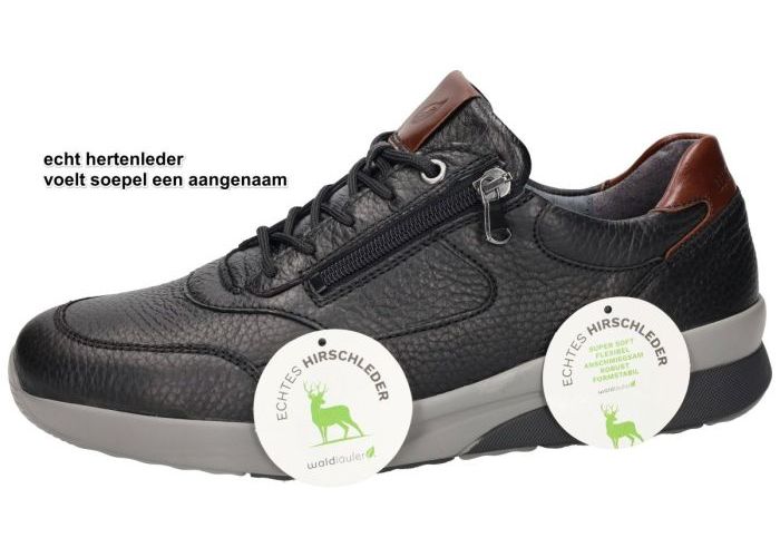 Waldlaufer 654006 K-FABIAN sneakers zwart