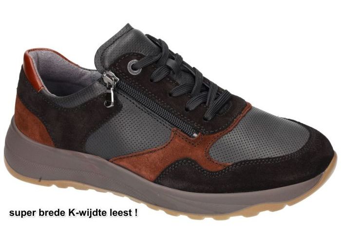 Herenschoenen Waldlaufer SNEAKERS 662001 K-JOHN Zwart