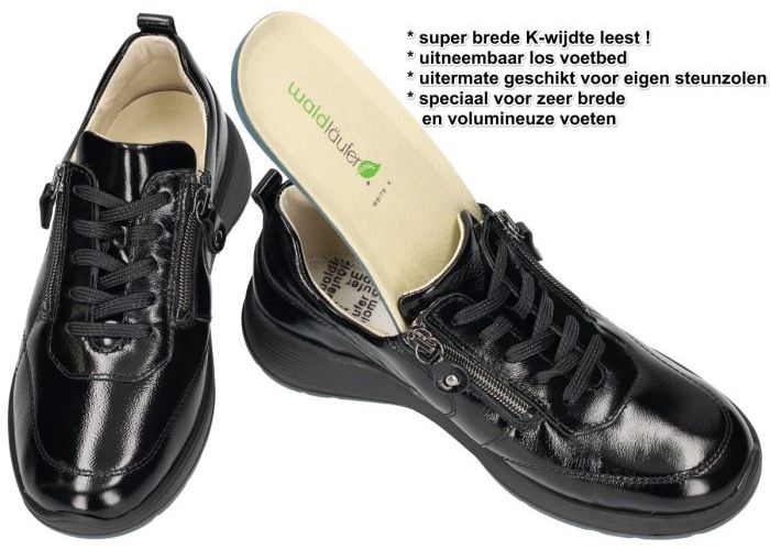 Waldlaufer 698001 KALEA (K) sneakers  zwart