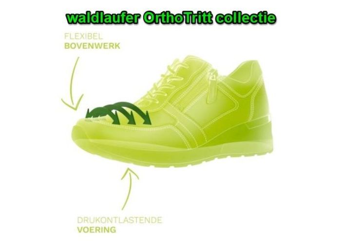 Waldlaufer 752H80 304 001 H-Vicky OrhoTritt sneakers  zwart