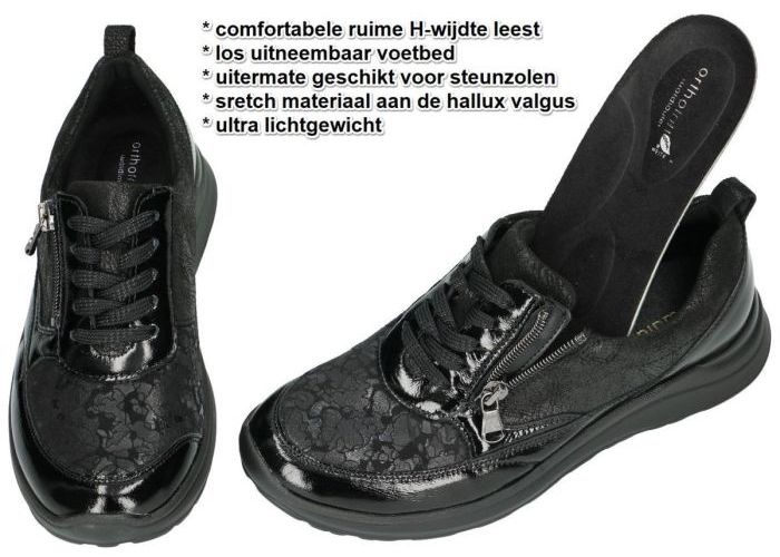 Waldlaufer 760H02 305 001 H-ROSA ORTHOTRITT sneakers  zwart