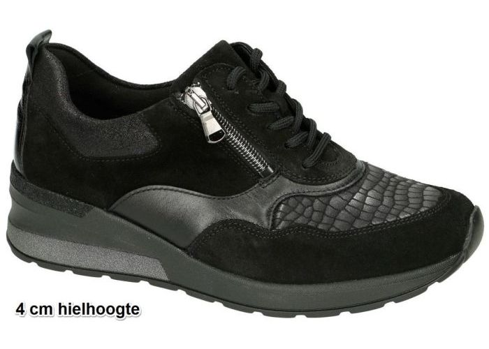 Waldlaufer 939H05 H-CLARA Ortho-Tritt sneakers  zwart