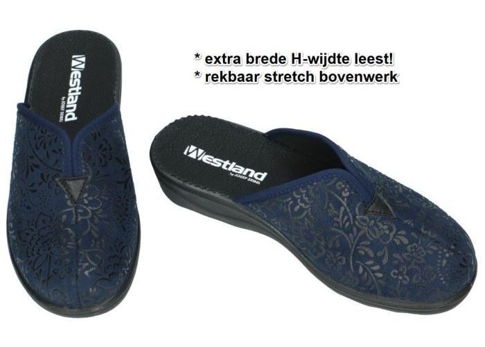 Westland NICE 82 - 28982 pantoffels blauw donker