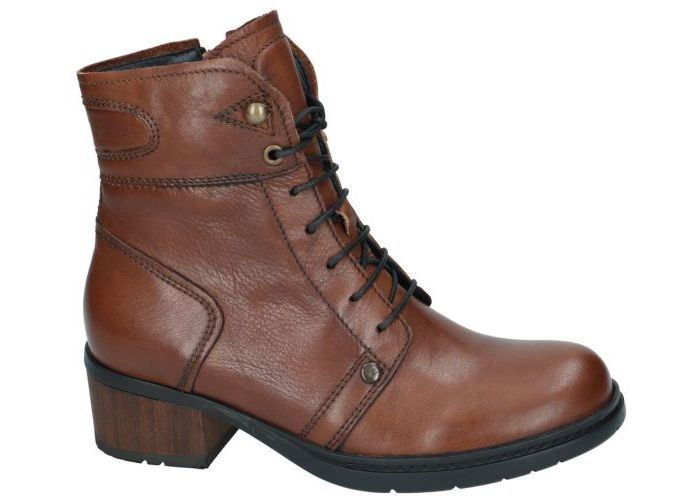 Wolky 0126020 Red Deer  enkellaarzen cognac/caramel