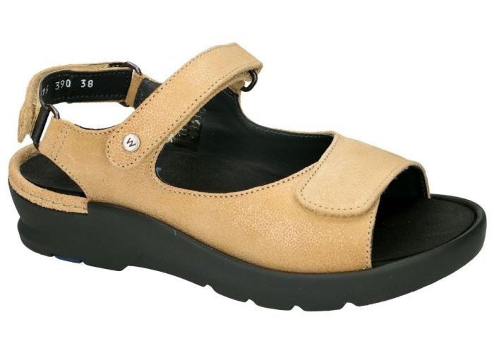 Wolky 0392715 DELFT CAVIAR nubuck sandalen beige
