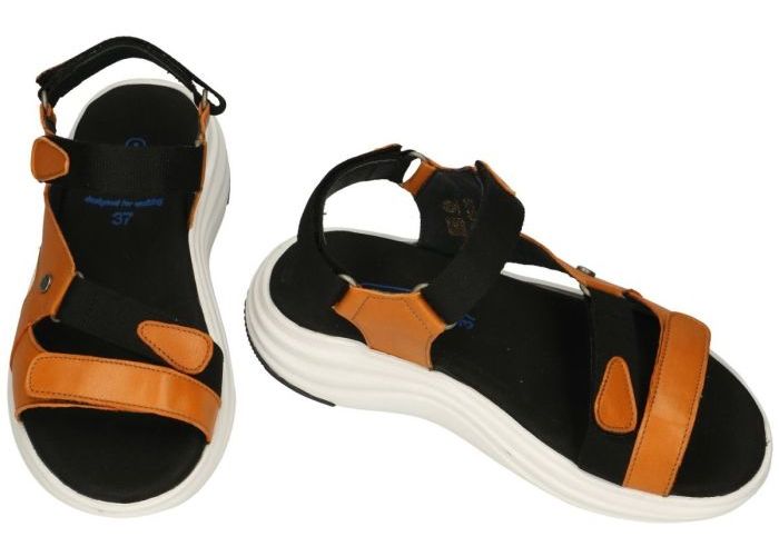 Wolky 0565030 CIRRO Savana leather sandalen oranje