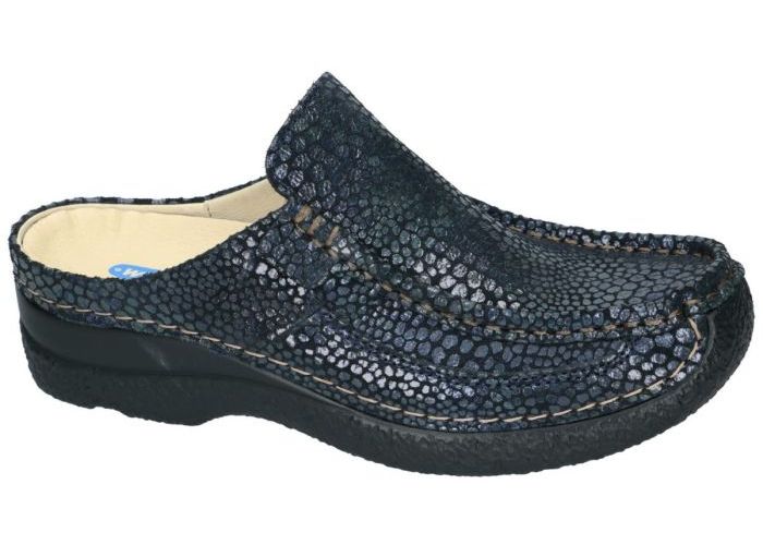 Wolky 0620244 Roll Slide slippers & muiltjes blauw donker