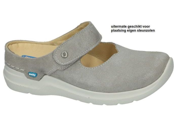 Wolky 0661015 NARNI slippers & muiltjes grijs
