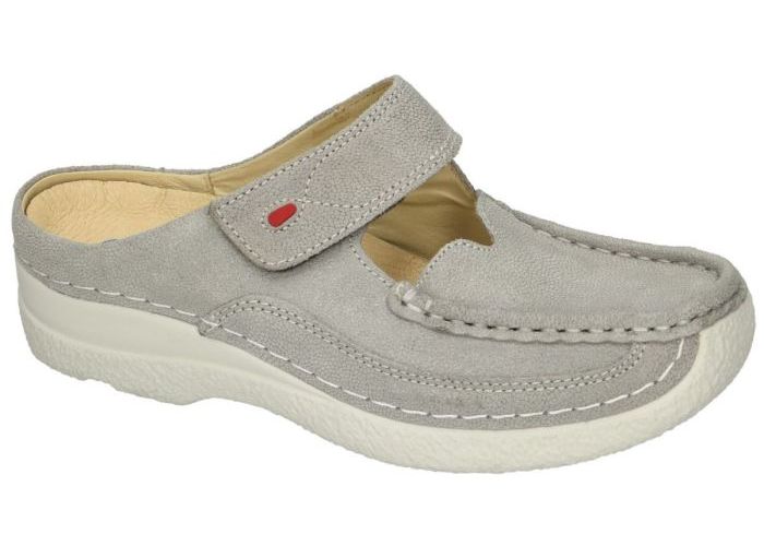 Wolky 0622715 ROLL SLIPPER slippers & muiltjes grijs