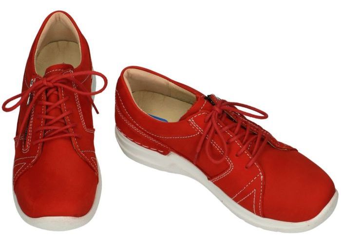 Wolky 0660911 FELTWELL Antique nubuck sneakers  rood
