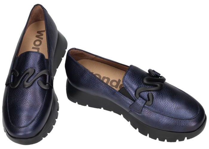 Wonders A-2494 ELVIN ballerina's & mocassins blauw donker