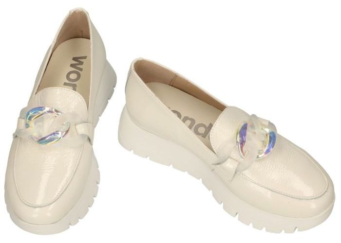 Wonders A-2444 ballerina's & mocassins off-white-crÈme-ivoorkleur