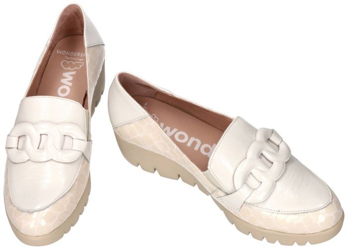 Wonders C-33330 ballerina's & mocassins off-white-crÈme-ivoorkleur