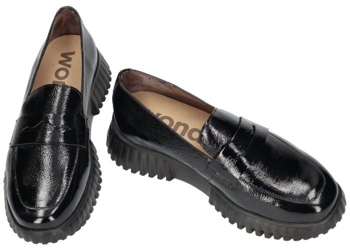Wonders A-4402 TALLA ballerina's & mocassins zwart
