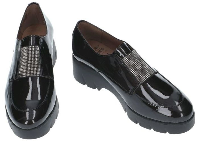 Wonders C-4705 ballerina's & mocassins zwart