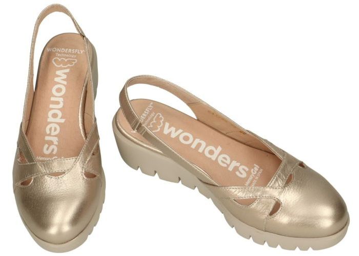 Wonders C-33290 sandalen goud