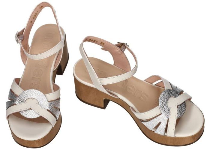 Wonders D-8851-P sandalen off-white-crÈme-ivoorkleur