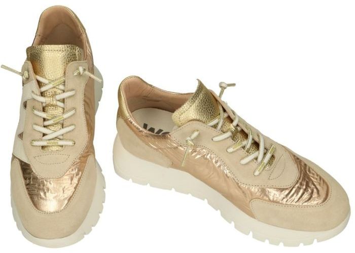 Wonders A2464-T sneakers  roze-goud metallic