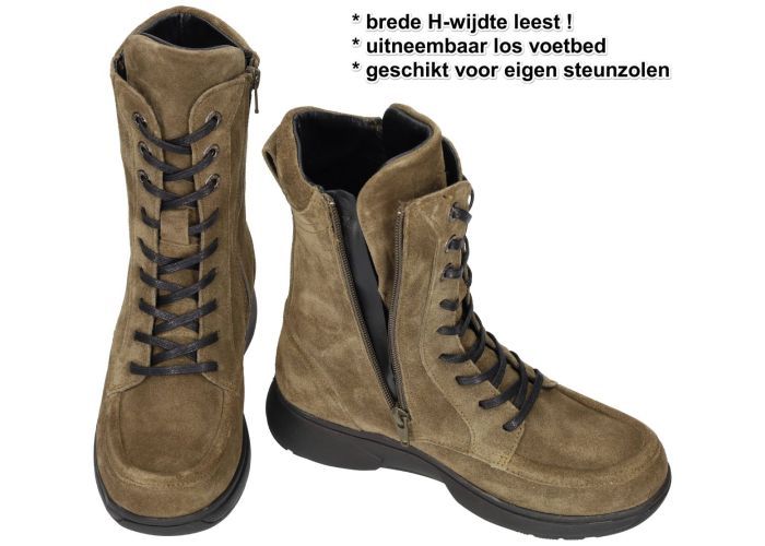 Xsensible EMILIA 30219.5.469 H laarzen groen olijf
