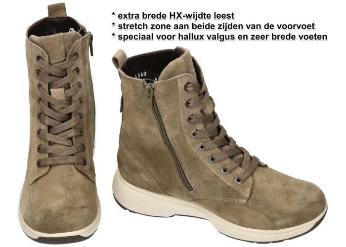 Xsensible ASTI 30224.2.501 HX laarzen taupe