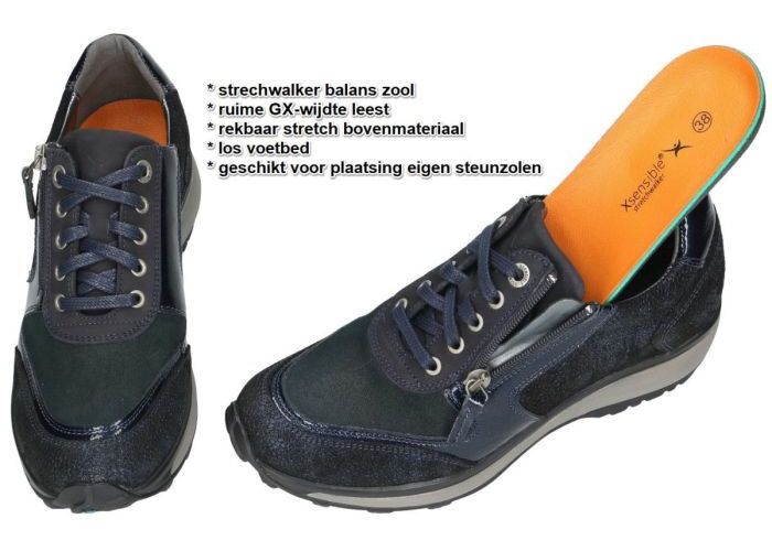 Xsensible WEMBLEY 30103.2.285 GX sneakers  blauw donker