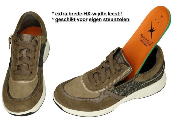 Xsensible LIMA 30204.2.505 - HX sneakers  taupe donker