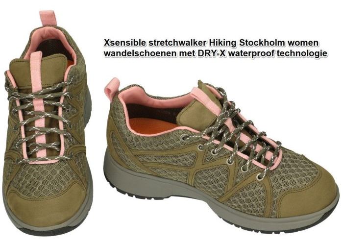 Xsensible 40202.5.476 H STOCKHOLM WOMEN wandelschoenen kaki/camouflage