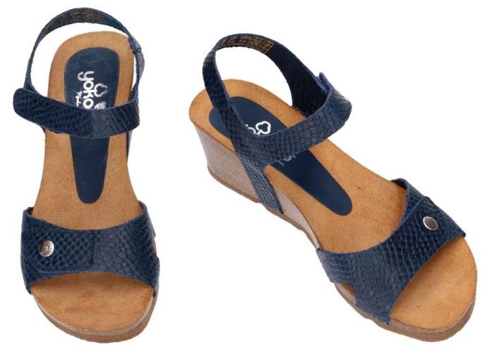 Yokono CADIZ-073 sandalen blauw