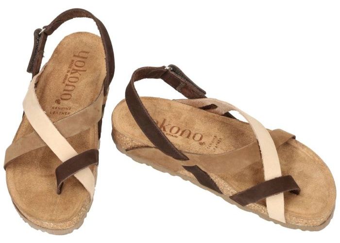 Yokono JERBA-718 sandalen bruin