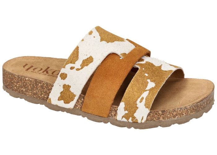Yokono JERBA-116 slippers & muiltjes beige