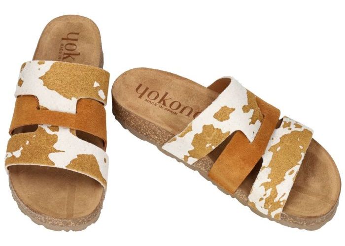 Yokono JERBA-116 slippers & muiltjes beige